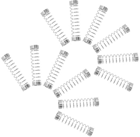 Operitacx Kit de 50 Ressorts de Compression pour Recharge de Stylo Bille en Acier Inoxydable, Diamètre 0,4mm, Élasticité Stable, Compatible pour Écriture et Réparation
