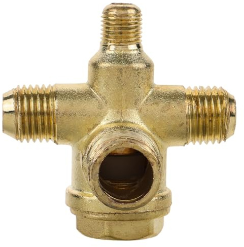Anneome Way Air Compressor Check Valve Pneumatic Accessory Non-Return Valve with Corrosion-Resistant Material Detachable Design for Easy Cleaning Compatible with Tubes Air Pressure Tanks