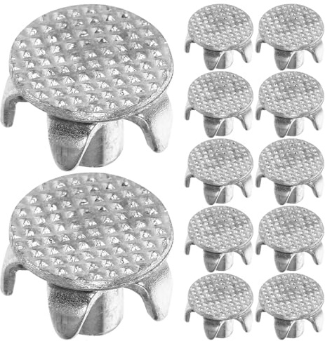 Sosoport Chiodi Antiscivolo per Scarpe 15 Pezzi in Acciaio Punte Ergonomiche e Leggerezza per Jogging e Pesca Sul Ghiaccio