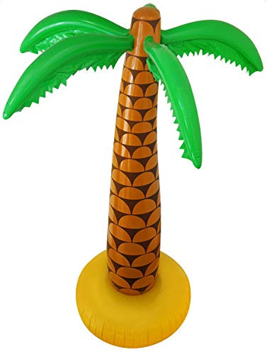 Henbrandt 2 X Aufblasbare Palme 168cm Blow Up Hawaii Party Kostüm Requisite