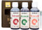 Weedness Juego de fertilizantes BioBizz Paquete de prueba de 3 piezas para interiores - Fertilizante natural Fertilizante orgánico Paquete de inicio para cultivar orquídeas Grano azul