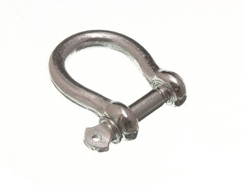 100 x Bow Shackle PIN Chain Hitch Links 8MM GALVANISED Steel