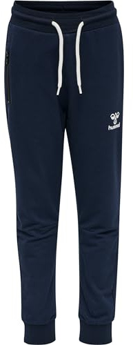 Hummel Pantalon Hmlon Unisexe pour Enfant., Mixte Enfant, Pantalon, 213322, Bleu Nuit, 8-9 Ans
