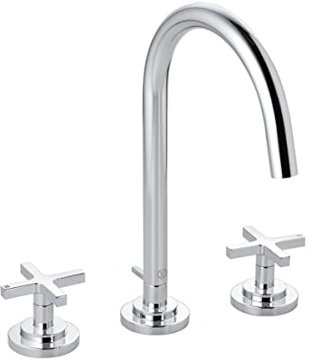 Kludi 201430520 Classic-201430520 Robinet d'évier 3 trous avec bec fixe Nova Fonte Classic-chrome 201430520 Gris