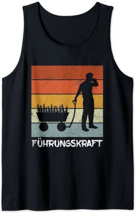Führungskraft Bier Party Vatertag Bollerwagen Tank Top