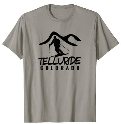 Ski Telluride Einfache, traditionelle Einheimische aus Telluride, Colorado T-Shirt