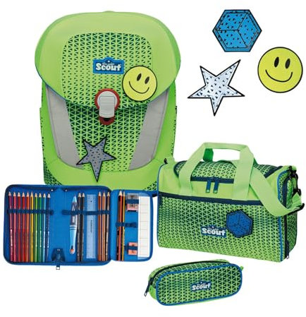 SCOUT Neon Safety Sunny II Set 4-teilig Green Gecko