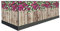 Brise-vue pour balcon - 100 cm de haut ou autres - Brise-vue - Protection contre le vent pour balcon - Bordure de balcon - Tapis brise-vue (800 x 90 cm, motif 26)