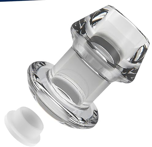 Plug Anal Buttplug Creux Écarteur Anal,Élargisseur Anal Spéculum D'expansion Anal,Douche Anale Femme Homme,Dilatateur Vaginal Lavement,Anal Tunnel Plug Sex Toy,Jouets Sexuels SM (L)
