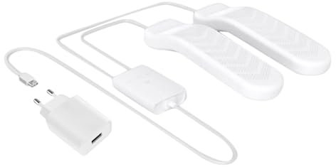 2 Paar Elektrischer USB Schuhtrockner inkl. Netzteil 3 Modi Timer Schuh Stiefel Skischuhe Heizung Trockner Stiefeltrockner
