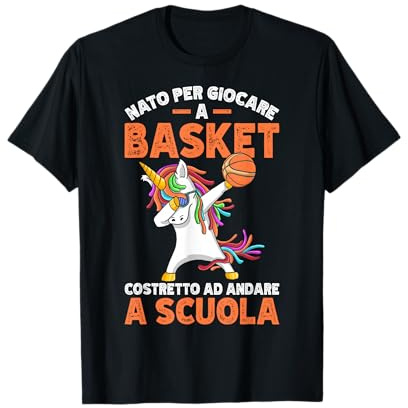Divertente Pallacanestro Nato Per Giocare A Basket Maglietta