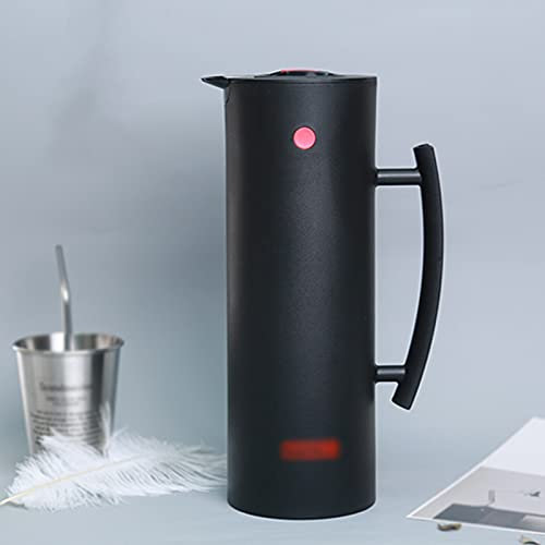 Jarra térmica de café con forro de vidrio de estilo europeo, gran capacidad, termo doméstico para hervir agua, botella de agua caliente aislada