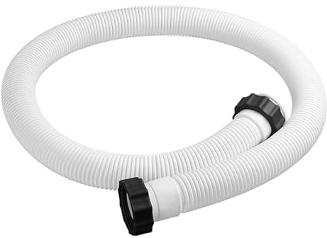 Tubo di ricambio per pompa da piscina, diametro 3,8 cm, lunghezza 150 cm, tubi di collegamento, filtri a sabbia accessori per sistemi di acqua salata
