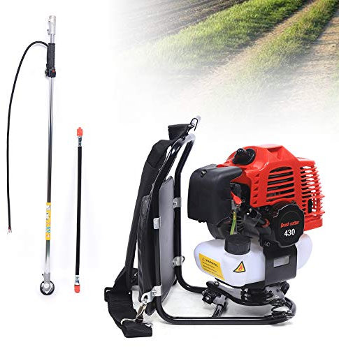 Benzin Motorsense Multitool Trimmer 2-Takt 1000ML Kraftstofftank Einzelzylinder Rucksack Rasenmäher zum Jäten Vertikutieren