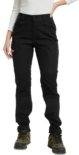 WORK IDEA damvandringsbyxor, stretch, slim fit, vattenavvisande, lämplig för utomhusaktiviteter, svart, 5XL