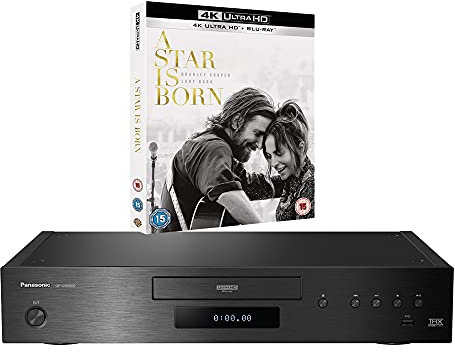 MULTIREGION Blu-ray Player Compatible with Panasonic DP-UB9000 MultiRegion Blu-ray Region A, B & C - DVD Regions 1-8 - Bundle Including A Star Is Born 4K UHD Disc