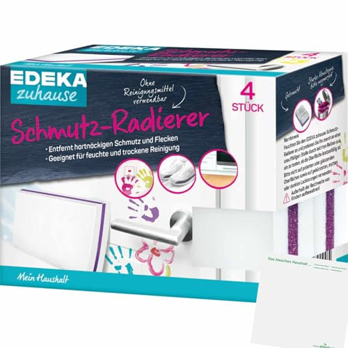 usy Bundle für Edeka Schmutz-Radierer 4 Stück Block