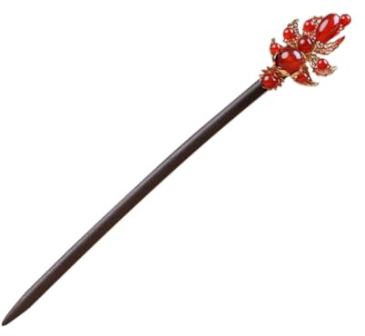 VICASKY Baguette Chinoise en Bois Vintage pour Chignon, Accessoire de Cheveux Élégant et Simple, Décoration Coiffure Femme pour Usage Quotidien