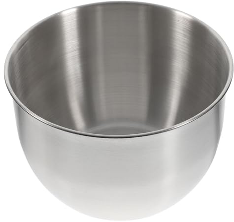 PAMINGONO Ciotola in Acciaio Inox per Montare Uova e Insalate Versatile con Sponde Alte Antischizzo Scodella per Impastare e Condire in Cucina