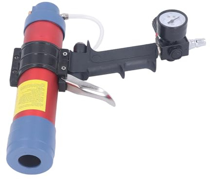 YWBL-WH Air Caulk Gun, Intelligent Glue Application, Adjustable Speed Pneumatic Caulking Sealer with Pressure for Solar Panels, Glass Doors, Electronics