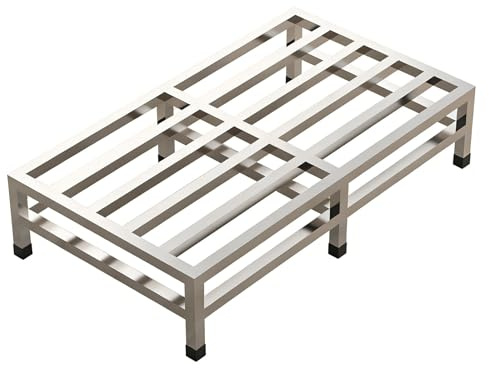 LIKANGLONGJU Soporte Aire Acondicionado Exterior Inoxidable, Soporte Multifuncional de Suelo, Adecuado para Sistemas de Aire Acondicionado Split(120x60x30cm/47x24x12in)