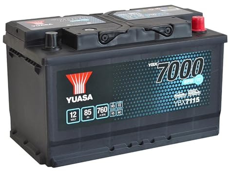 Yuasa YBX7115 12V 85Ah 760CCA EFB High Performance Start Stop Car Battery