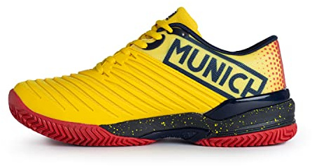 Munich Unisex Padx 23 padel paddelskor, Gul 23, 43 EU