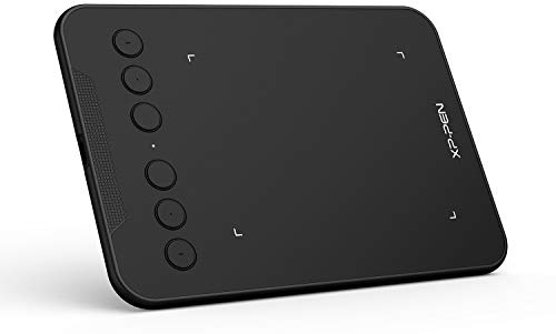 XPPen Deco mini4 Graphic Tablet Stylus 8192 Levels 6 Shortcuts 4 x 3 Inches – Compatible with Windows, Mac, Chrome OS, Android (Deco mini4 Standard)
