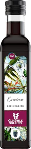 Ölmühle Solling - Brombeer Essigcreme 250ml | mit edler Brombeernote verfeinert | BIO