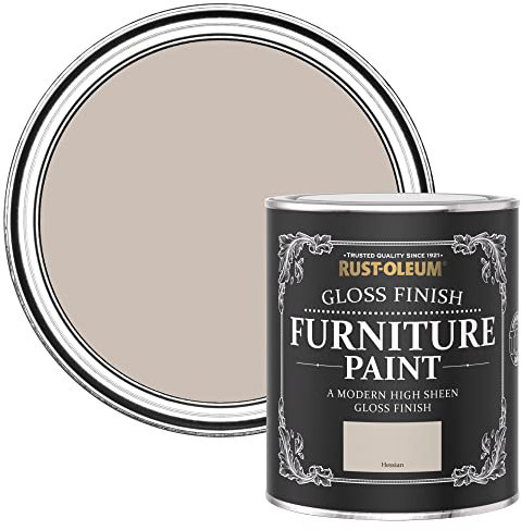 Rust-Oleum Light Brown Furniture Paint in Gloss Finish - Hessian 750ml