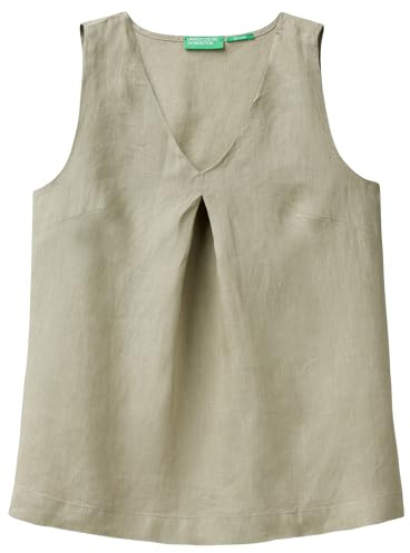 United Colors of Benetton Blouse, Vert Militaire 0W9, Small