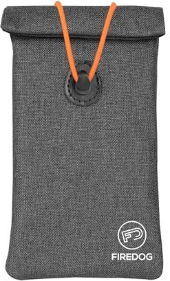 FIREDOG Faraday Tasche für Autoschlüssel und Handy, Schlüsselsignalblockiertasche, Anti-Diebstahl-Autoschutz, Handy-WLAN/GSM/LTE/NFC/RFID/Keyless Entry Fob Signalblockiertasche (grau), Medium
