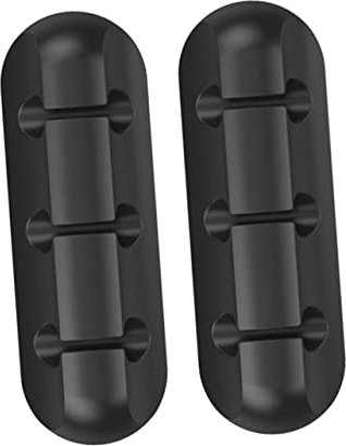 jojofuny 2pcs Silicone Cable Holder Clips for Desk Wire Organiser Cable Organiser Clips Cord Organizers Wire Management Holders Self Adhesive Hooks