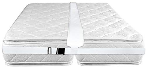 Bvizyelck Bed Bridge Twin To King Converter Kit, 198.12×16CM Bed Mattress Extender, Extra Wide Bed Bridge Connector, Twin To King Bed Mattress Joiner Converter, Adjustable Mattress Holder Strap