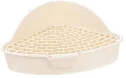 COLLBATH Lettiera per Conigli e Criceti Toilette Anticaduta per Gabbia Vasino per Animali Domestici Inodore e Resistente Adatto Conigli Ratti Cincillà e Porcellini