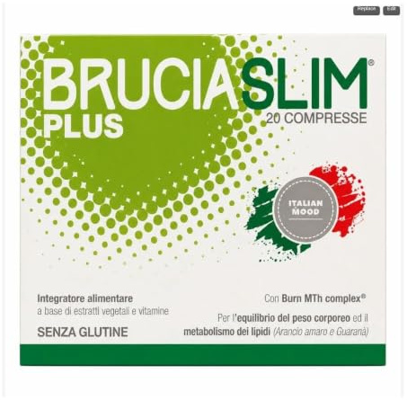 ITALIAN MOOD - BruciaSlim Plus 20 capsule Burn MTh Complex Made in Italy