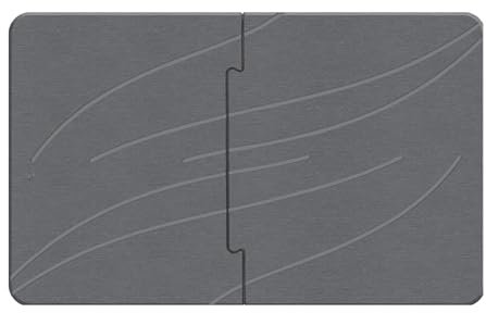 Yallmie Tappeto Bagno Antiscivolo, 39 * 60cm Tappeto Diatomite Bagno Tappetino Doccia Assorbente Tappetino Cucina Pietra Assorbente Tappeto Scendi Doccia Tappetini Cucina