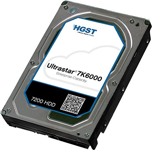 HGST Ultrastar 7K6000 2TB HDD 7200rpm SATA 128MB Cache 24x7 6 Gb/s 8,9cm 3,5 Zoll intern HUS726020ALE610 (Generalüberholt)