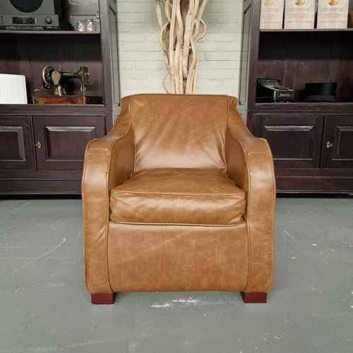 Chesterfield Classic Crawley fåtölj – Vintage Brun, Läder