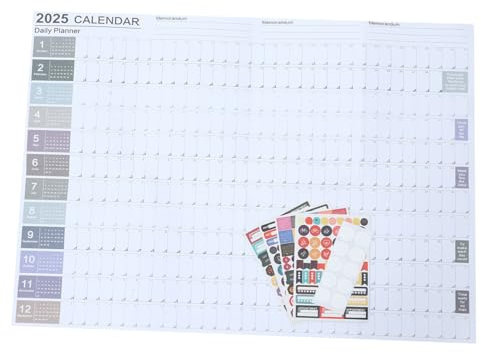 OSALADI Wandkalender Jahresplaner Papierkalender Jahreskalender Tageskalender Jahresplaner-kalender Wandplaner Haushalt Planer-wandkalender Jahreswandkalender Zeitplan Kalender