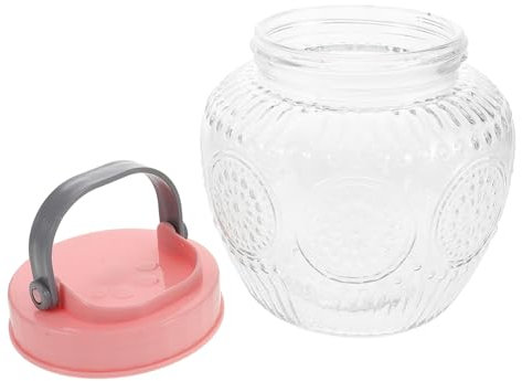 MUCKLILY Frascos De Vidrio Para Almacenar Frasco De Fermentación Con Tapa Hermética Para Encurtidos Kimchi Chucrut Enlatado y Despensa