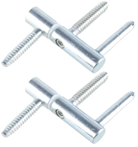 Lot de 2 charnières de porte en acier pour porte intérieure en bois, capacité de charge de 60 kg, charnières de porte, installation simple pour maison