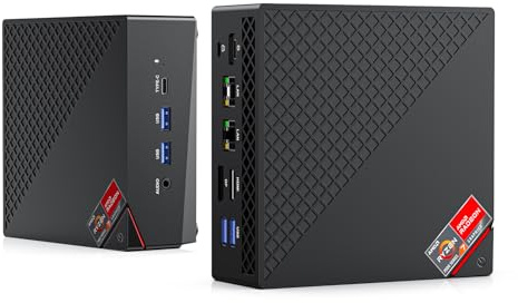 ACEMAGICIAN AM06PRO Mini PC, AMD Ryzen 7 7730U (8C/16T, jusqu'à 4,5GHz) Mini PC, 16 Go DDR4 512 Go SSD Mini Ordinateur avec Type-C | 4K UHD | Dual LAN | WiFi 6 | BT5.2