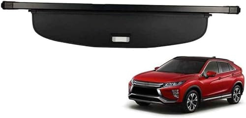 ZWBC Coque Cache-Bagages pour Mitsubishi Eclipse Cross 2018-2023, Rideau de Rangement Rétractable Arrière Étagère De Bagages Partition Panneau de Bouclier