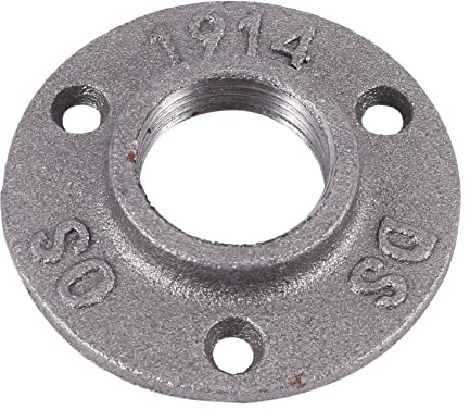 Aboiled 1 flangia in ghisa Temper, flangia tubo industriale per tubi neri e raccordi filettati 1 pz