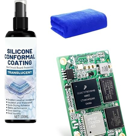 Konformell beläggningsspray – transparent vattentät PCB-tätning, 100 ml elektrisk isolering, skyddsspray, tillbehör till kretskort, elektronikreparationsverktyg, PCB-beläggning för