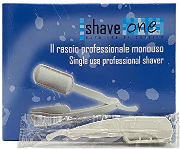 Handrasierer mit halber Klinge 100 Stück Einwegrasierer für Shave One Einweg und Strahl