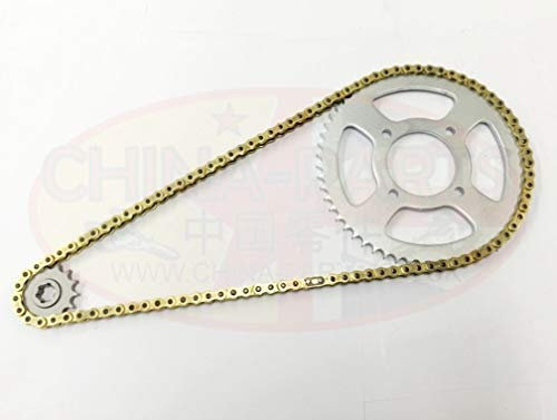 HONDA CBF 125 CHAIN AND SPROCKET KIT HEAVY DUTY 09-14 GOLD