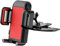 CD Slot Phone Holder Mount, CD phone holder for Car, One Touch 360° Rotation for Adjustable Support Feet Compatible iPhone 15 14 13 12 11/Pro Max/XS/XR/X/8/7, Samsung 20 10 9, Sony, Huawei, Etc - Red