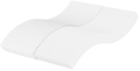 vidaXL Schaumstoffmatratze Weiß 120x200 cm Härtegrad H2 H3